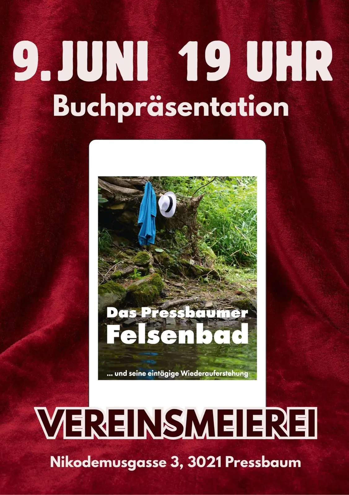 Buchpräsentation: "Das Pressbaumer Felsenbad"