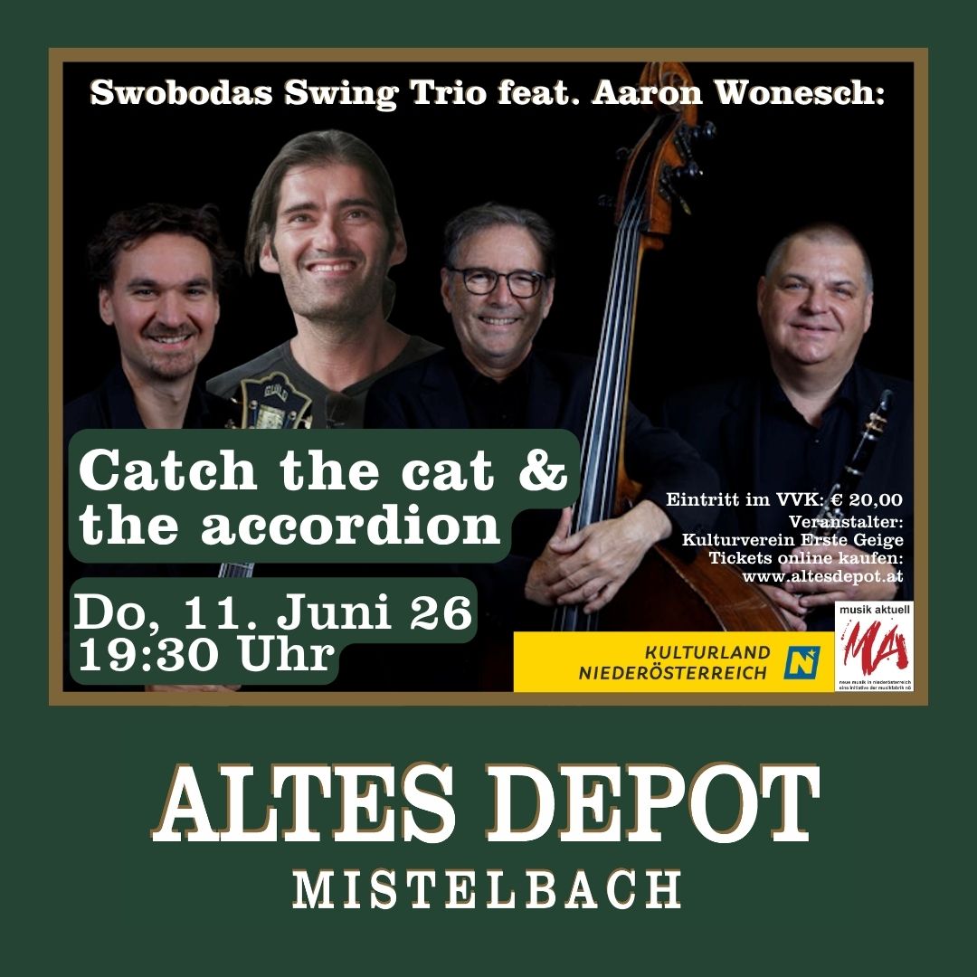 Swobodas Swing Trio feat. Aaron Wonesch: Catch the cat & the accordion
